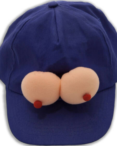 DIABLO PICANTE - GORRA CON TETAS AZUL