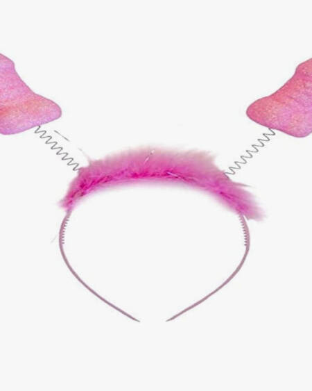 DIABLO PICANTE - 6 UDS ANTENAS PITO ROSA PURPURINA