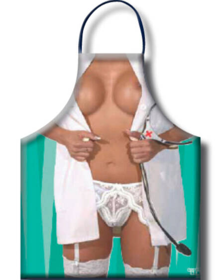 DIABLO PICANTE - DELANTAL ENFERMERA MUJER