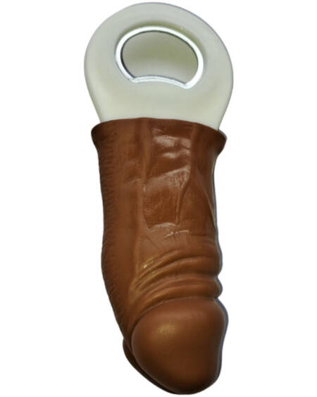 DIABLO PICANTE - ABRIDOR CON FORMA PENE GOMA MULATO