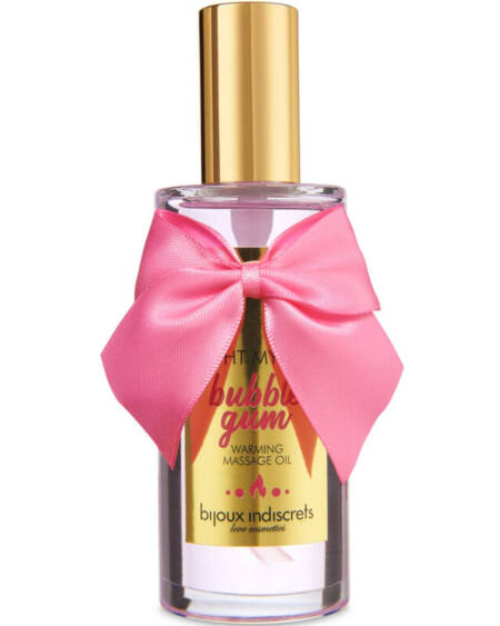 BIJOUX - INDISCRETS LIGHT MY FIRE ACEITE MASAJE EFECTO CALOR SABOR CHICLE
