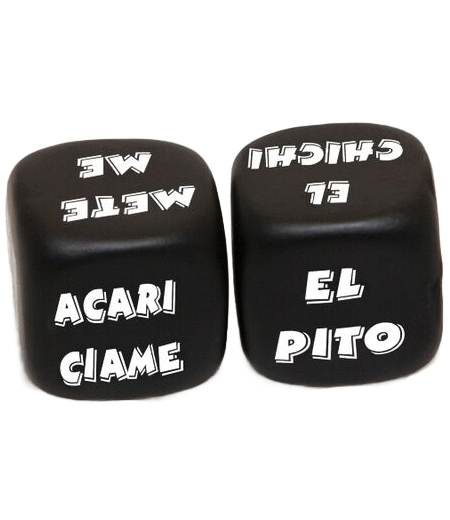 DIABLO PICANTE - 2 DADOS ACCIÓN Y PARTE DEL CUERPO