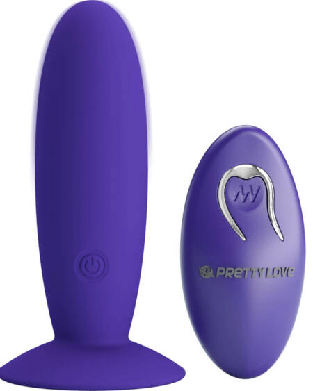 PRETTY LOVE - YOUTH PLUG ANAL VIBRADOR CONTROL REMOTO VIOLETA