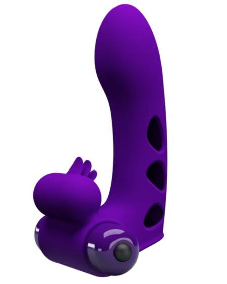PRETTY LOVE - ORLANDO FUNDA DE DEDO VIBRADOR MORADO