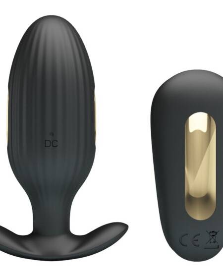 PRETTY LOVE - KELLY PLUG ANAL VIBRADOR RECARGABLE NEGRO