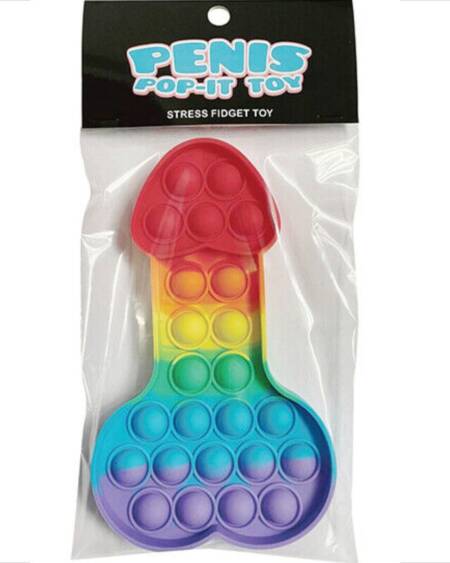 KHEPER GAMES - JUGUETE ANTIESTRES PENIS POP-IT MULTICOLOR
