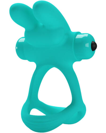 PRETTY LOVE - DANTE ANILLO VIBRADOR RABBIT VERDE