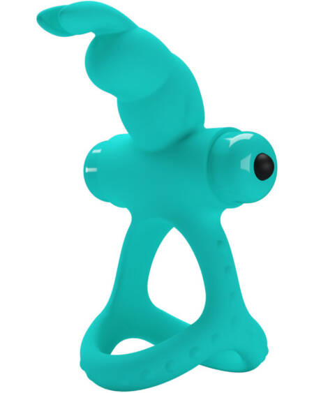 PRETTY LOVE - FIGGY ANILLO VIBRADOR RABBIT VERDE