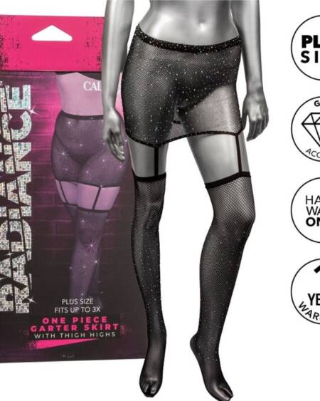 CALEXOTICS - RADIANCE FALDA DE LIGA HASTA EL MUSLO TALLA GRANDE