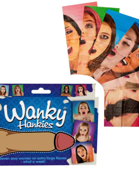 SPENCER & FLEETWOOD - WANKY HANKIES 7 PAÑUELOS EXTRA GRANDES MUJERES