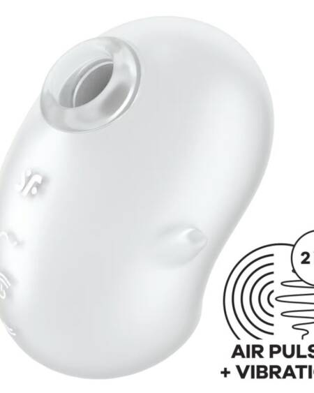 SATISFYER - CUTIE GHOST VIBRADOR LAY-ON BLANCO