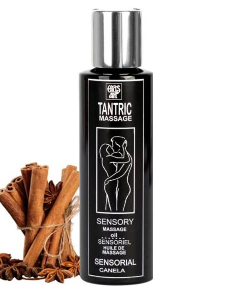 EROS-ART - ACEITE MASAJE TANTRICO NATURAL Y AFRODISÍACO CANELA 100 ML