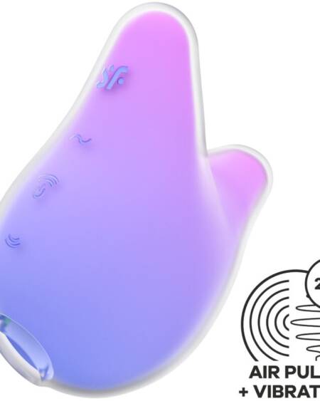 SATISFYER - MERMAID VIBES ESTIMULADOR & VIBRADOR VIOLETA Y ROSA