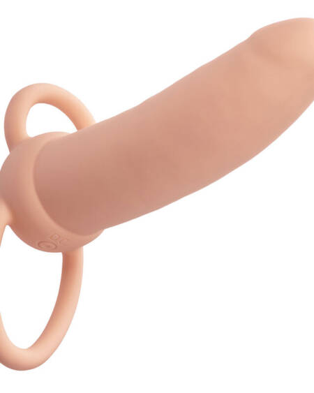 CALEXOTICS - MAXX DOBLE PENETRADOR GRUESO 10 VIBRACIONES NATURAL