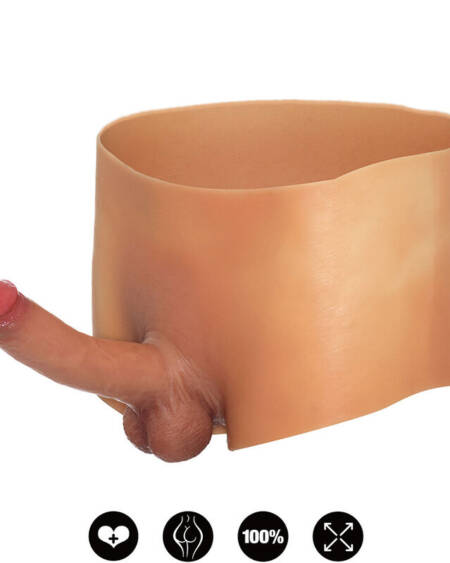 HIDDEN DESIRE - ALTER EGO BÓXER CON PENE 18 CM NATURAL TALLA S/M