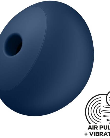 SATISFYER - AIR POWER 4 ESTIMULADOR & VIBRADOR 12 VIBRACIONES AZUL