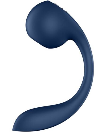 SATISFYER - PRO+ WAVE 4 ESTIMULADOR PUNTO G & AIR PULSE APLICACIÓN GRATUITA AZUL OSCURO