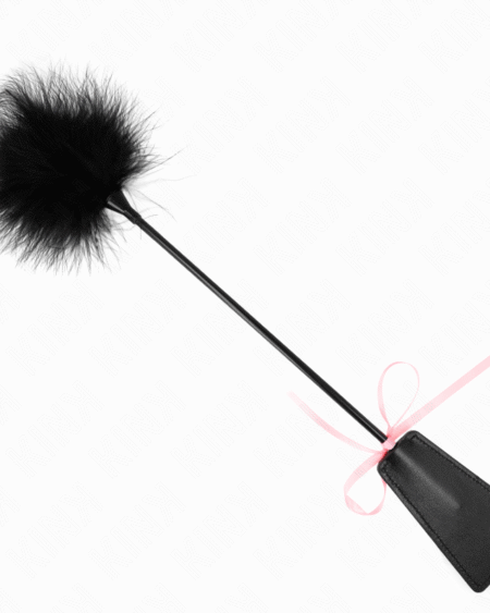 KINK - PLUMAS PARA COSQUILLAS CON LAZO DE CINTA ROSA 49 CM