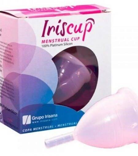 IRISCUP - COPA MESTRUAL ROSA GRANDE + BOLSA ESTERILIZADORA GRATIS