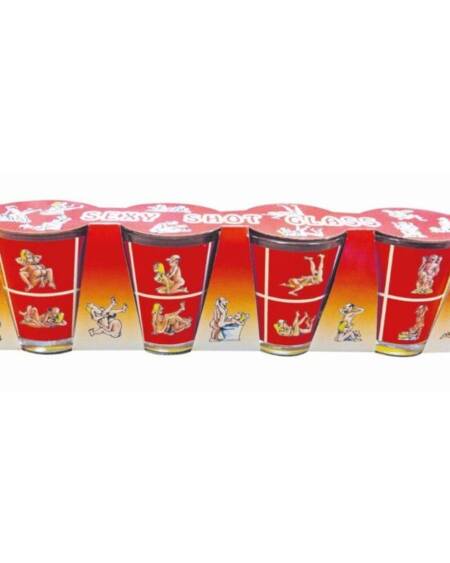 DIABLO PICANTE - 4 CHUPITOS DE CRISTAL KAMASUTRA