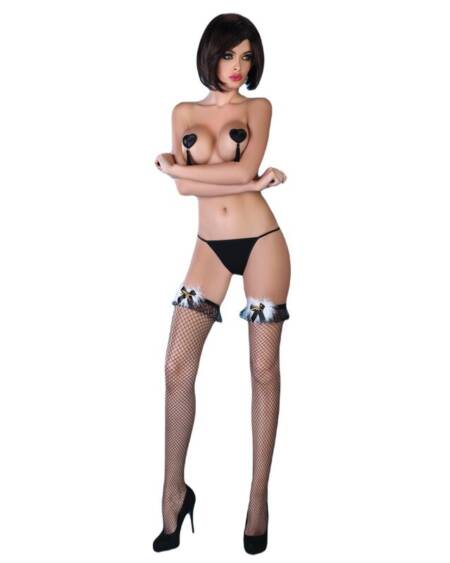 LIVCO CORSETTI FASHION - PEARL BLACK CF 17277 MEDIAS NEGRO S/L