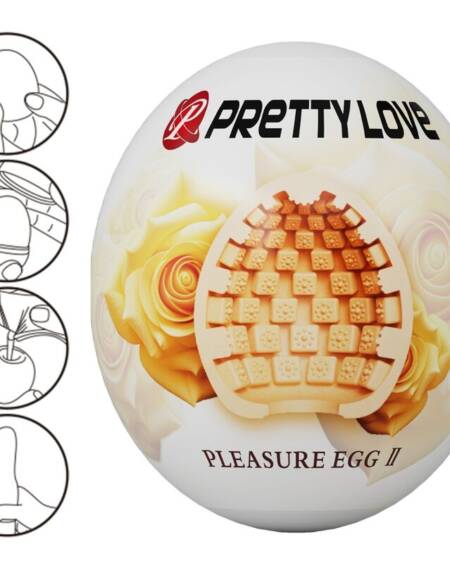 PRETTY LOVE - MASTURBADOR MASCULINO HUEVO NATURAL