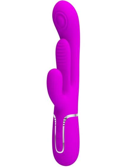 PRETTY LOVE - SHANIA TRIPLE VIBRADOR RABBIT MULTIFUNCIÓN ROSA
