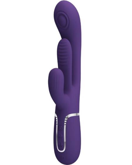 PRETTY LOVE - SHANIA TRIPLE VIBRADOR RABBIT MULTIFUNCIÓN MORADO
