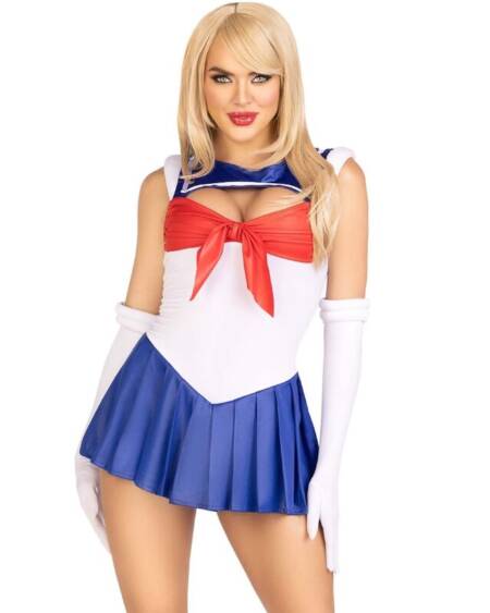 LEG AVENUE - DISFRAZ MARINERA SEXY MULTICOLOR S