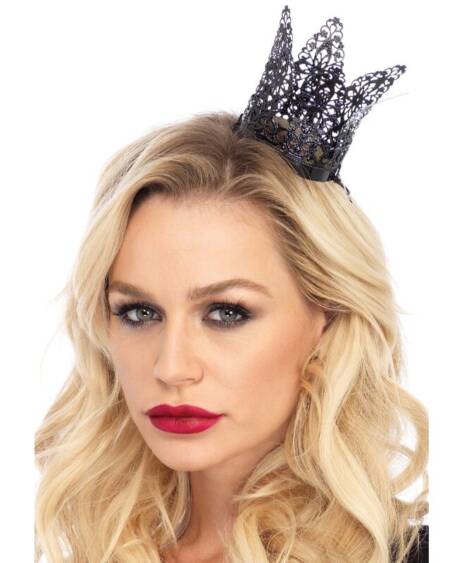 LEG AVENUE - MINI CORONA DE FILIGRANA METAL NEGRO