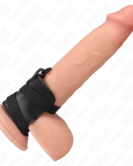 KINK - ANILLO PENE CUERO CON CORREAS AJUSTABLES