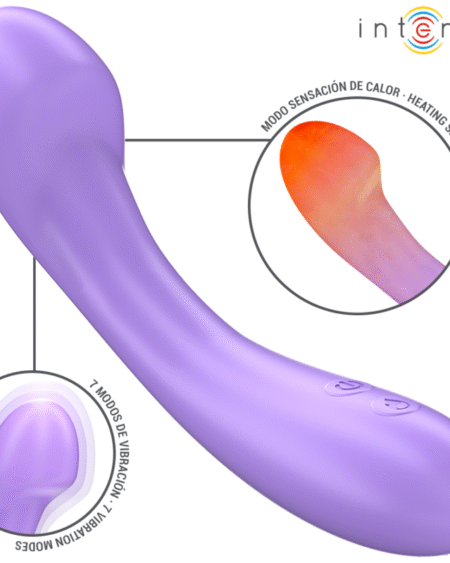 INTENSE - BECKY VIBRADOR 19 CM CALENTABLE 7 VIBRACIONES MORADO