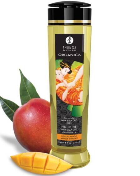 SHUNGA - ACEITE DE MASAJE ORGÁNICO MANGO 240 ML