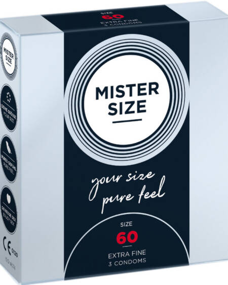 MISTER SIZE - PRESERVATIVOS TALLA XL 60 MM (3 UNIDADES)
