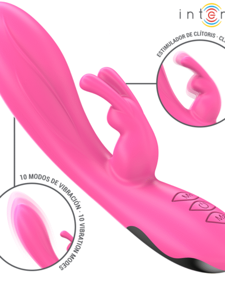 INTENSE - RANDALL VIBRADOR RABBIT 10 VIBRACIONES ROSA