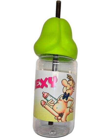 DIABLO PICANTE - BIBERÓN FORMA PENE 360 ML VERDE