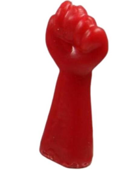 DIABLO PICANTE - VELA FORMA PUÑO ROJO