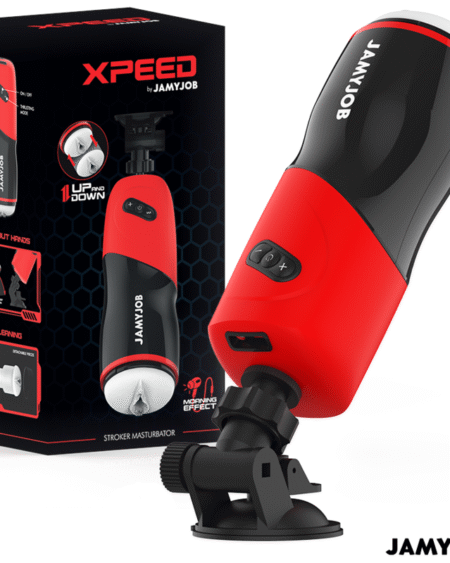 JAMYJOB - XPEED MASTURBADOR VAGINA AUTOMÁTICO 5 MODOS DE EMPUJE Y EFECTO SONIDO