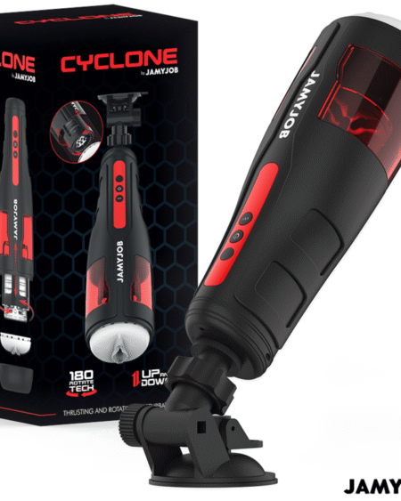 JAMYJOB - CYCLONE MASTURBADOR VAGINA AUTOMÁTICO 10 MODOS ROTACIÓN Y EMPUJE