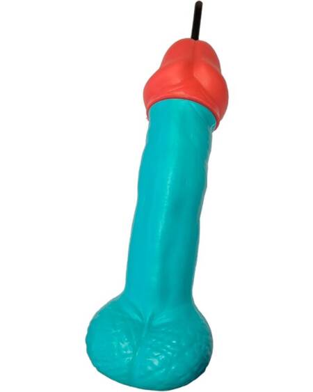 DIABLO PICANTE - VASO PENE PLÁSTICO AZUL