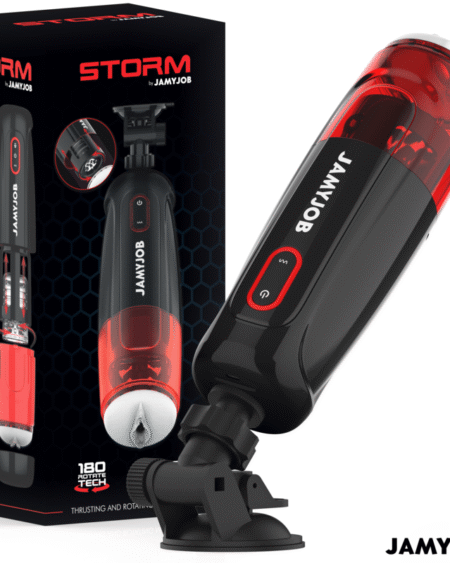 JAMYJOB - STORM MASTURBADOR VAGINA AUTOMÁTICO 10 MODOS ROTACIÓN Y EMPUJE