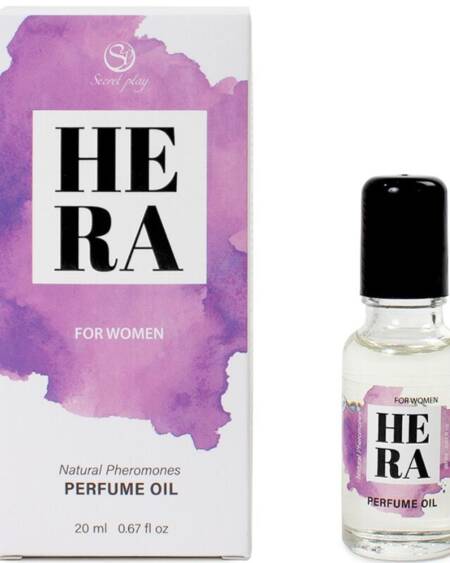 SECRETPLAY - HERA PERFUME NATURAL FEROMONAS EN ACEITE PARA MUJER 20 ML