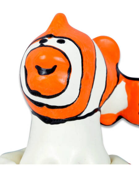 CONDOMERIE - PRESERVATIVO DECORATIVO PINTADO A MANO PESCADO NARANJA