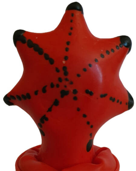 CONDOMERIE - PRESERVATIVO DECORATIVO PINTADO A MANO ESTRELLA DE MAR