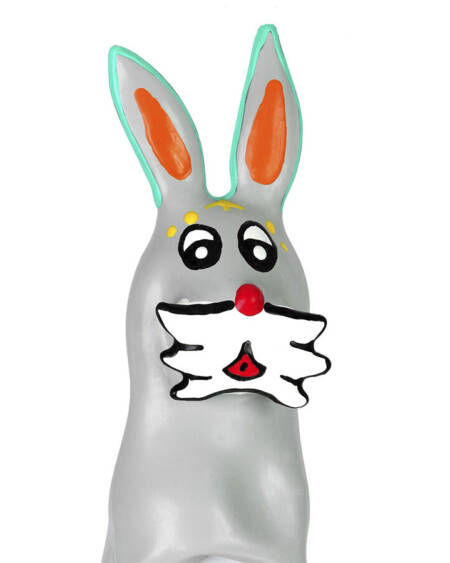 CONDOMERIE - PRESERVATIVO DECORATIVO PINTADO A MANO CONEJITO XL