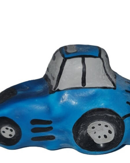 CONDOMERIE - PRESERVATIVO DECORATIVO PINTADO A MANO TRACTOR AZUL XL