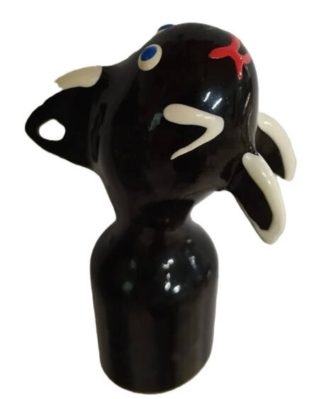 CONDOMERIE - PRESERVATIVO DECORATIVO PINTADO A MANO ORCA AMABLE XL