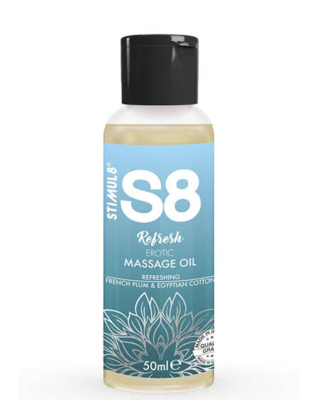 STIMUL8 - S8 REFRESH ACEITE DE MASAJE ERÓTICO ALGODÓN 50 ML