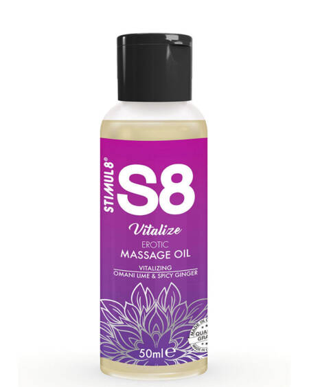 STIMUL8 - S8 VITALIZE ACEITE DE MASAJE ERÓTICO LIMA 50 ML