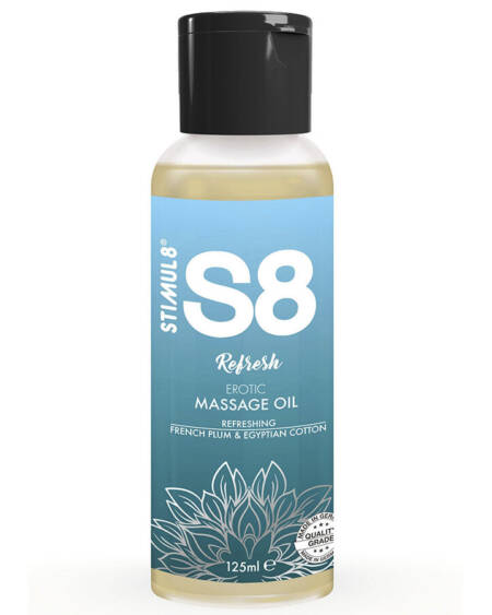 STIMUL8 - S8 REFRESH ACEITE DE MASAJE ALGODÓN 125 ML